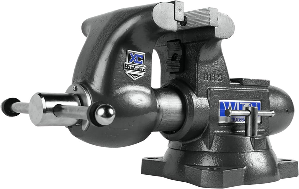 Wilton Tradesman XC Bench Vise, 6-1/2' Jaw Width, 6' Max Jaw Opening, 4' Throat (Model 1765XC)