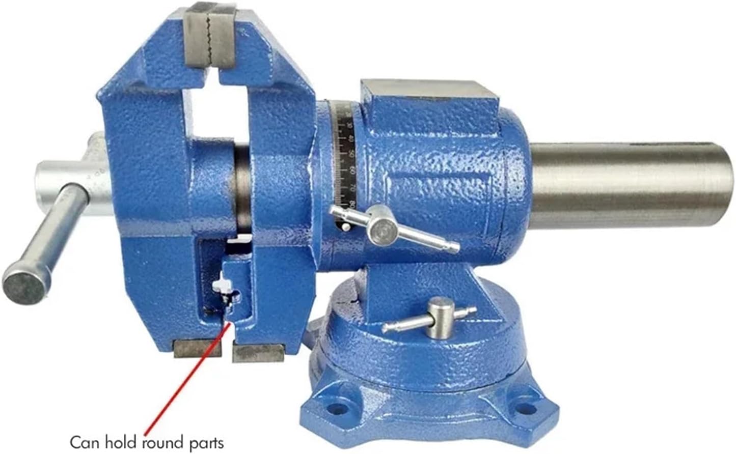 4'' 5' 6'' Heavy Duty Bench Vise, 360 Swivel Locking Base Desktop Clamp Vise, 100mm/125mm Jaw Width, 100mm/125mm Jaw Opening(4 Inch)