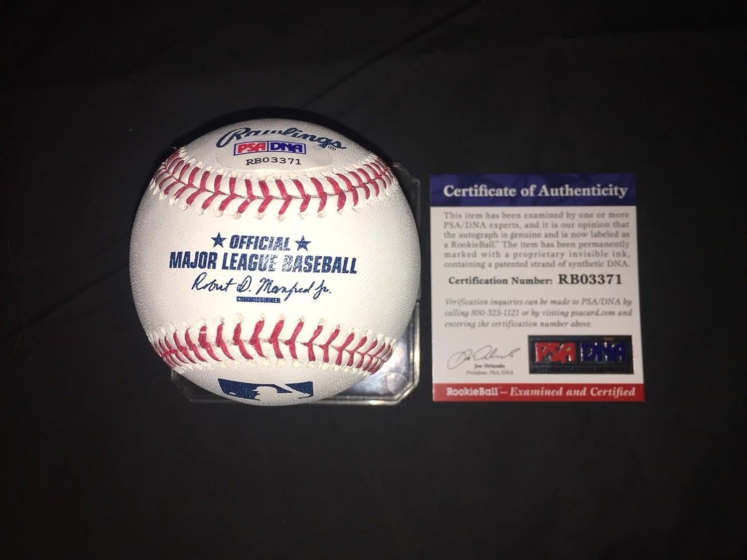 Luis Ortiz Signed Official Major League Baseball Baltimore Orioles RB PSA - Autographed Baseballs