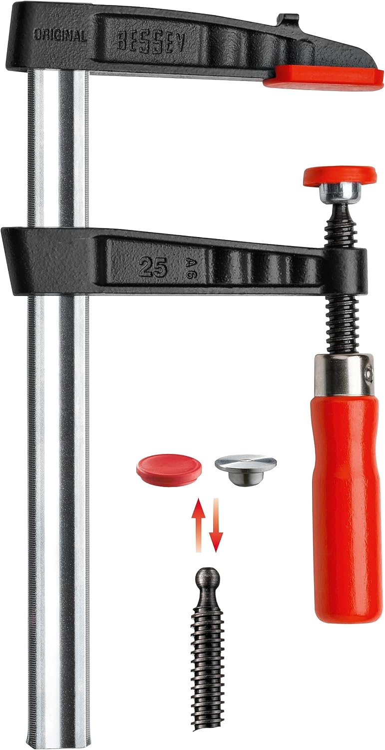 BESSEY & SOHN GMBH & CO. TG30 Screw Clamp Width 300 mm Projection 140 mm Non-Slip Protection BESSEY
