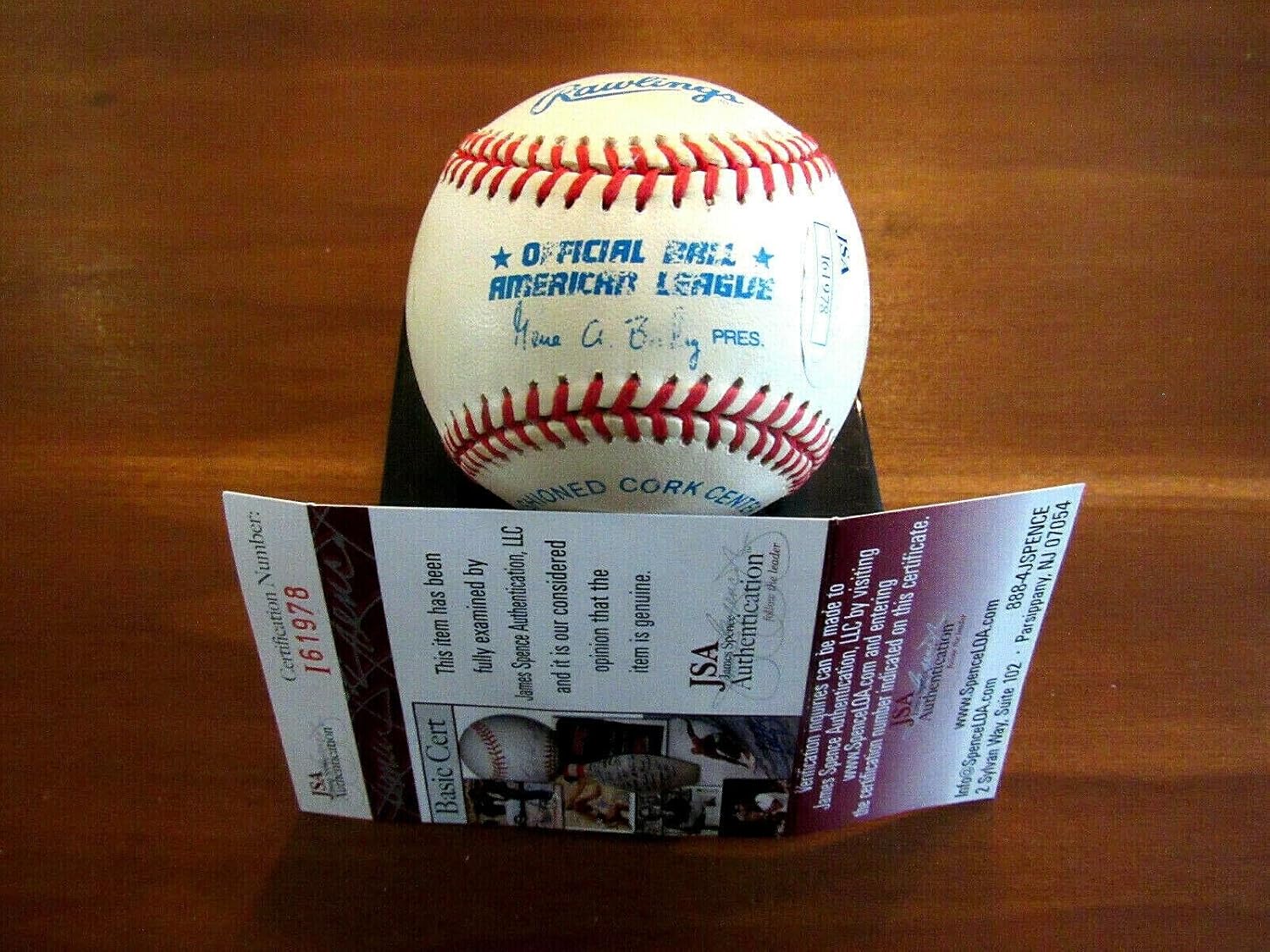 Jim Palmer Hof 1990 Baltimore Orioles Cy Signed Auto Vintage Oal Baseball Jsa - Autographed Baseballs
