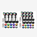 MEIKEE 15W RGB LED Spotlights Outdoor, AC120V RGB Color Changing Landscape Lights IP66 Waterproof Landscape Spotlights with Plug for Garden Path Yard Decoration