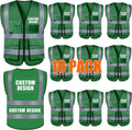 Custom Safety Vest Class 2 High Visibility Reflective Vest