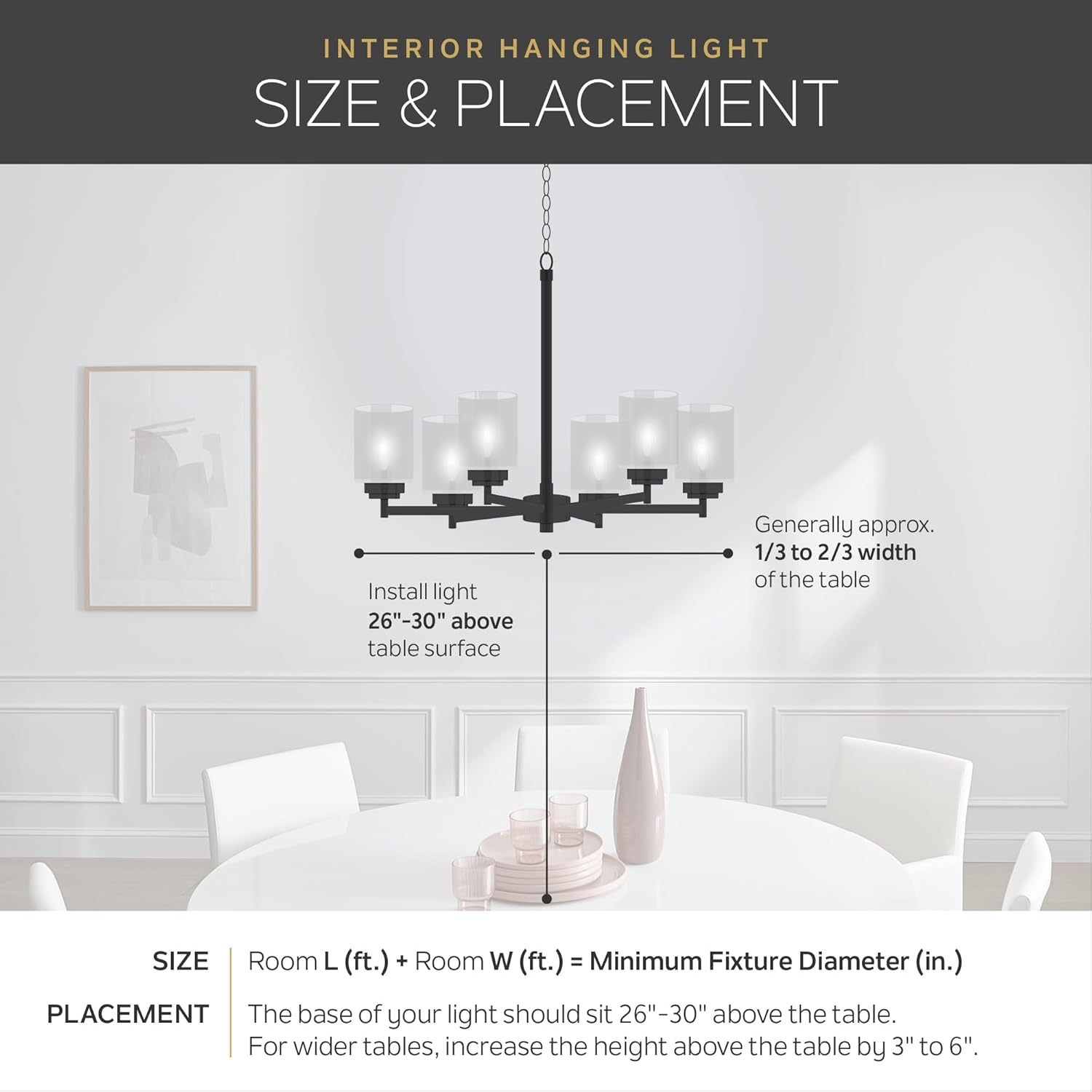Kichler Dover 5-Light Chandelier with Etched Seeded Glass in Brushed Nickel, Transitional Dining Room or Foyer Light Fixture for High Ceilings (24' x 23'), 2020NI