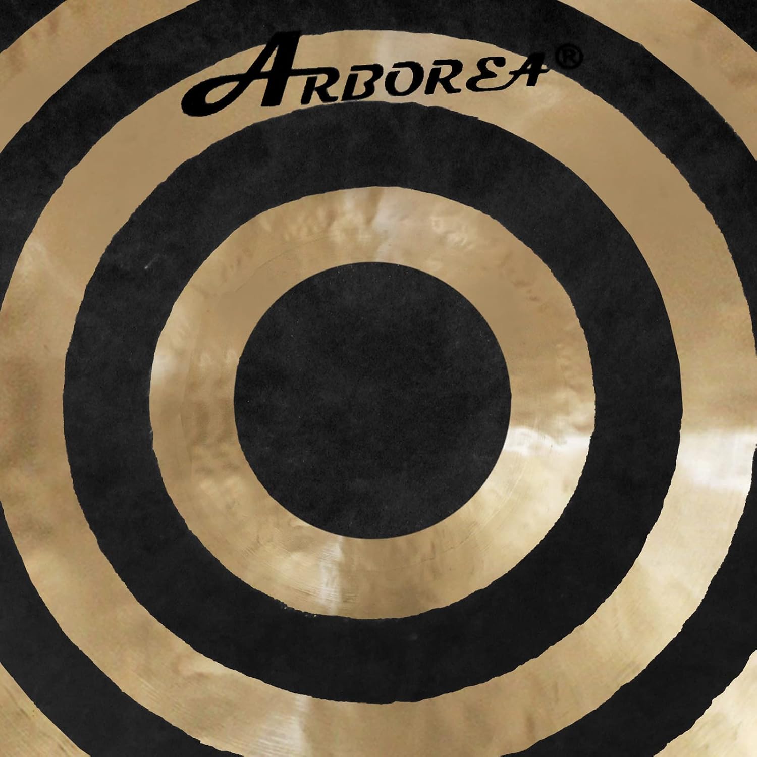 Arborea Sun Wind Gong for Sound Healing 16 Inch Beautiful and Calming Gong Sound with Mallet and Hanging String Authentic Chinese Gong