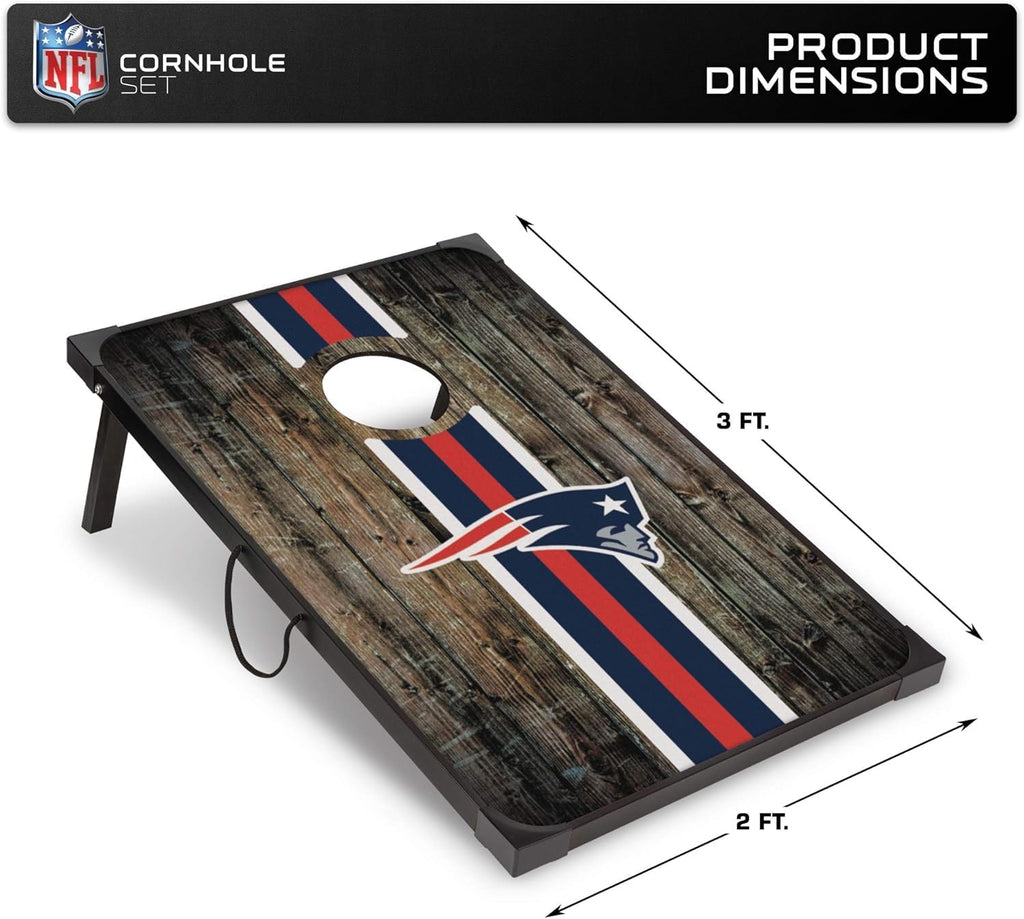 Wild Sports NFL 2' x 3' MDF Deluxe Cornhole Set - with Corners and Aprons