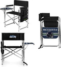 Picnic TIME NFL Unisex-Adult NFL Sports Chair with Side Table, Beach Chair, Camp Chair for Adults
