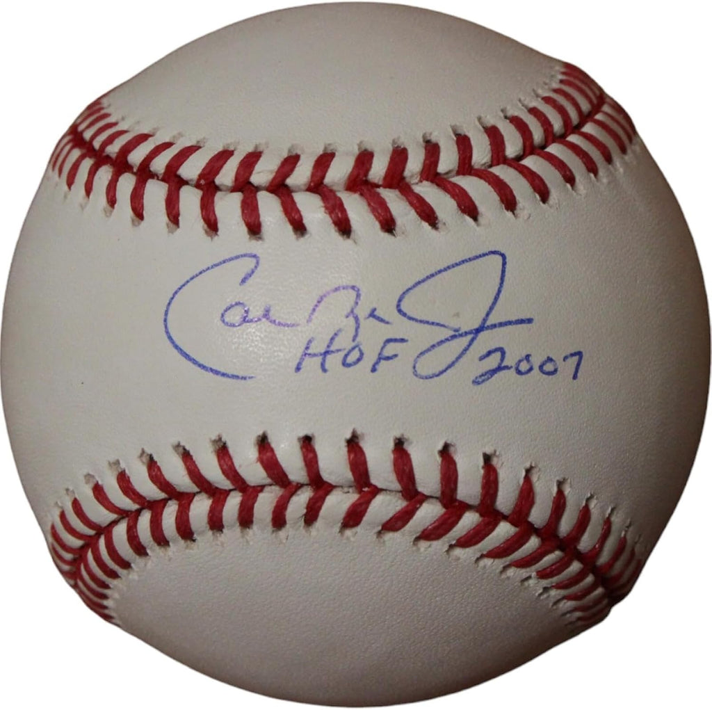 Cal Ripken Autographed/Signed Baltimore Orioles OML Baseball HOF FAN 44434 - Autographed Baseballs