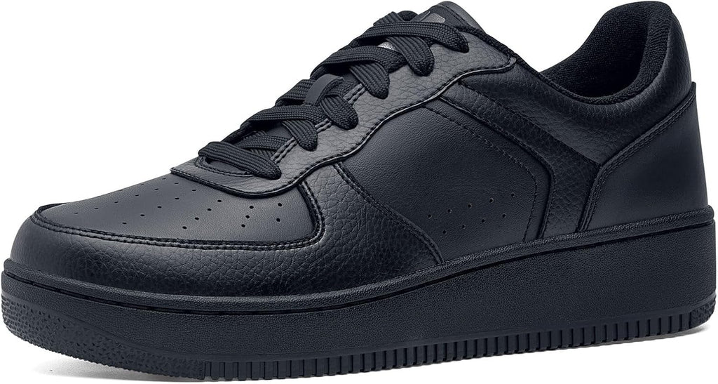 Shoes for Crews Unisex Slip-Resistant Work Sneakers - Comfortable, Non-Slip Work Shoes for Men & Women in Food Service, Warehousing, Maintenance - Holcombe