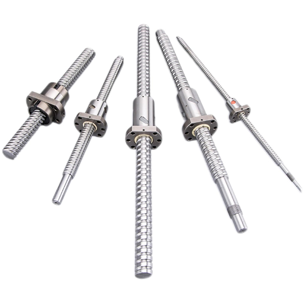 SFU2510 Left-Hand Ball Screw Nut (10mm Lead), Bearing Steel Construction, 4-Ball Circuit Design, Includes Mounting Sleeve, for CNC, 3D Printers and Automation