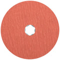 PFERD 40312 Combiclick Fibre Disc, Aluminum Oxide A-Cool, 5' Diameter, 12200 RPM, 80 Grit (Pack of 25)