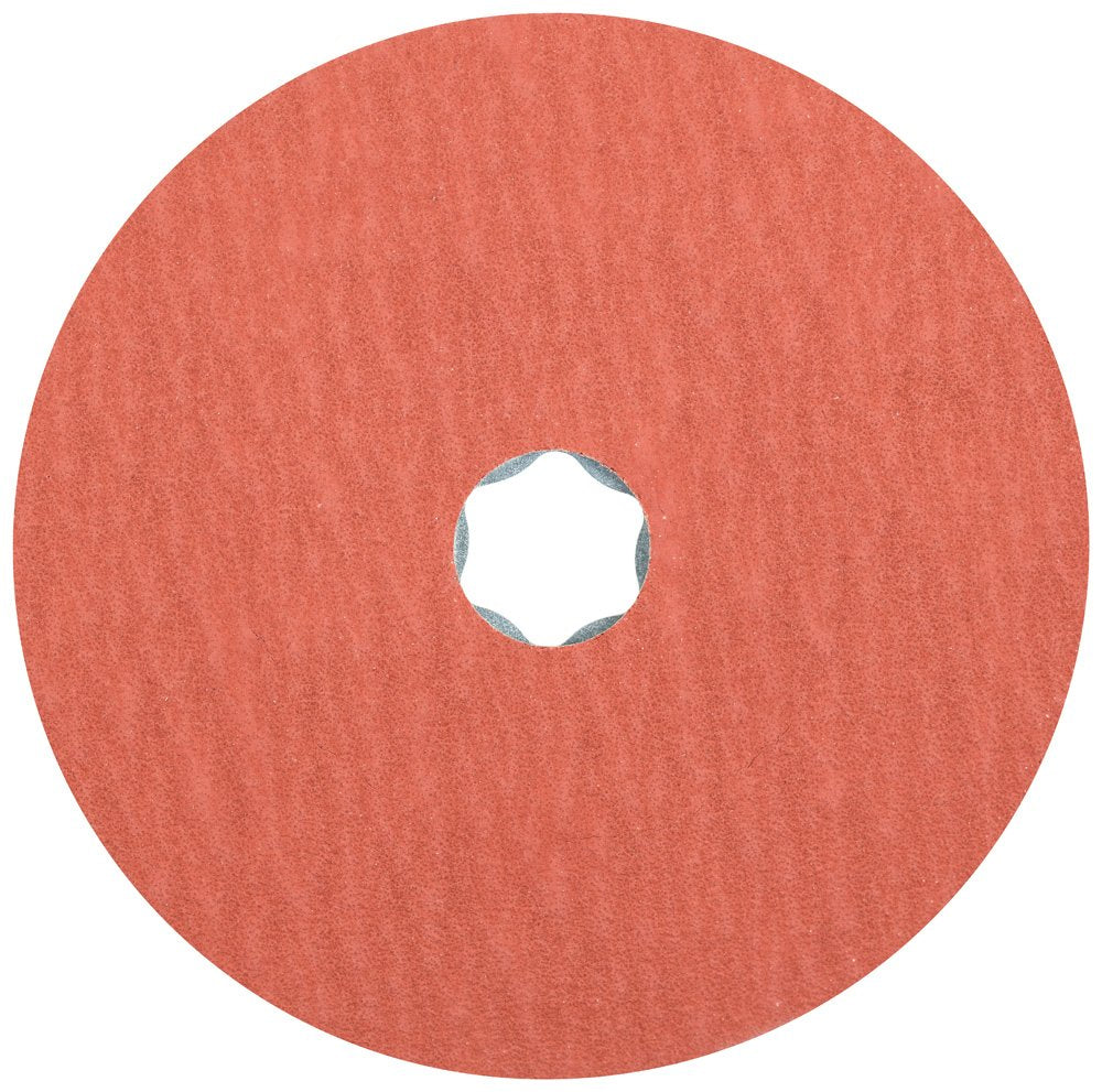 PFERD 40312 Combiclick Fibre Disc, Aluminum Oxide A-Cool, 5' Diameter, 12200 RPM, 80 Grit (Pack of 25)
