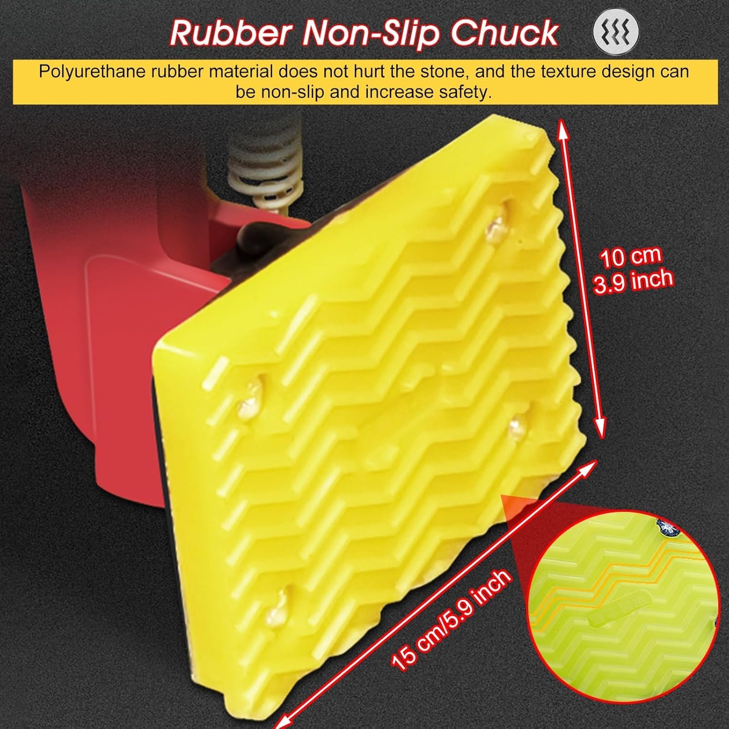 Vertical Adjustable Jaw Opening Slab Lifter Red Lifting Clamps Grabber 2-12 CM, for Hanging Stone Transportation, Steel Single Scissor Puller Hoisting(Opening 2-6 cm/0.8-2.4 in)