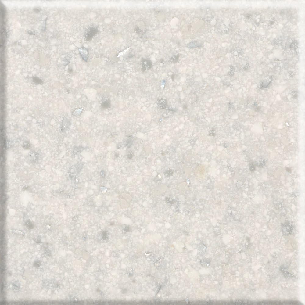 Transolid Camila2225-F Camila Cultured Marble 4-in Centerset Single-Bowl Vanity Top, Frost