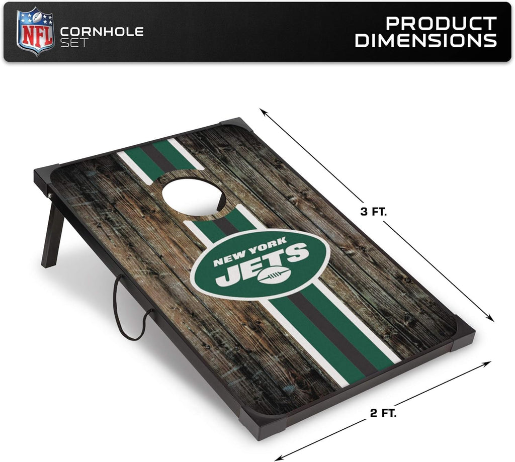 Wild Sports NFL 2' x 3' MDF Deluxe Cornhole Set - with Corners and Aprons