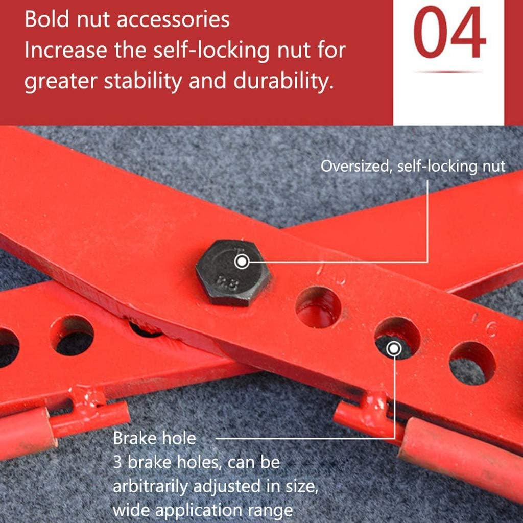 Heavy Duty Alloy Steel Lifting Clamps - 4' Jaw Opening, Non-Slip Vertical Plate Clamps for Lifting & Transporting Steel Plates, Durable & Reliable (B3)