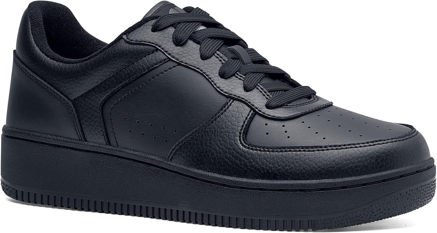 Shoes for Crews Unisex Slip-Resistant Work Sneakers - Comfortable, Non-Slip Work Shoes for Men & Women in Food Service, Warehousing, Maintenance - Holcombe