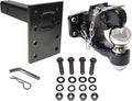 Rigid Hitch Incorporated Combination Pintle Hook w/ 2' Ball, Mounting Plate and Hardware