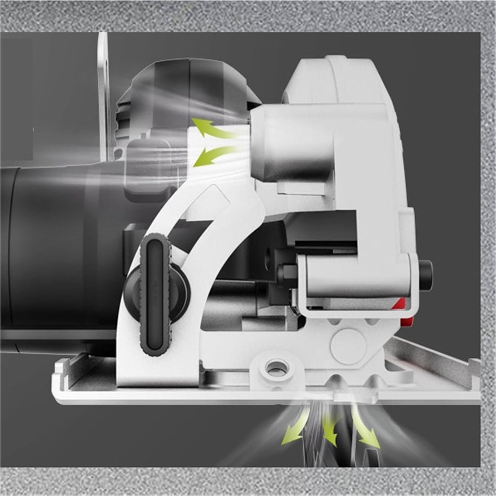 Reciprocating Saw, Cordless Circular Saw Brushless Motor Degree Wood Cutting With Battery