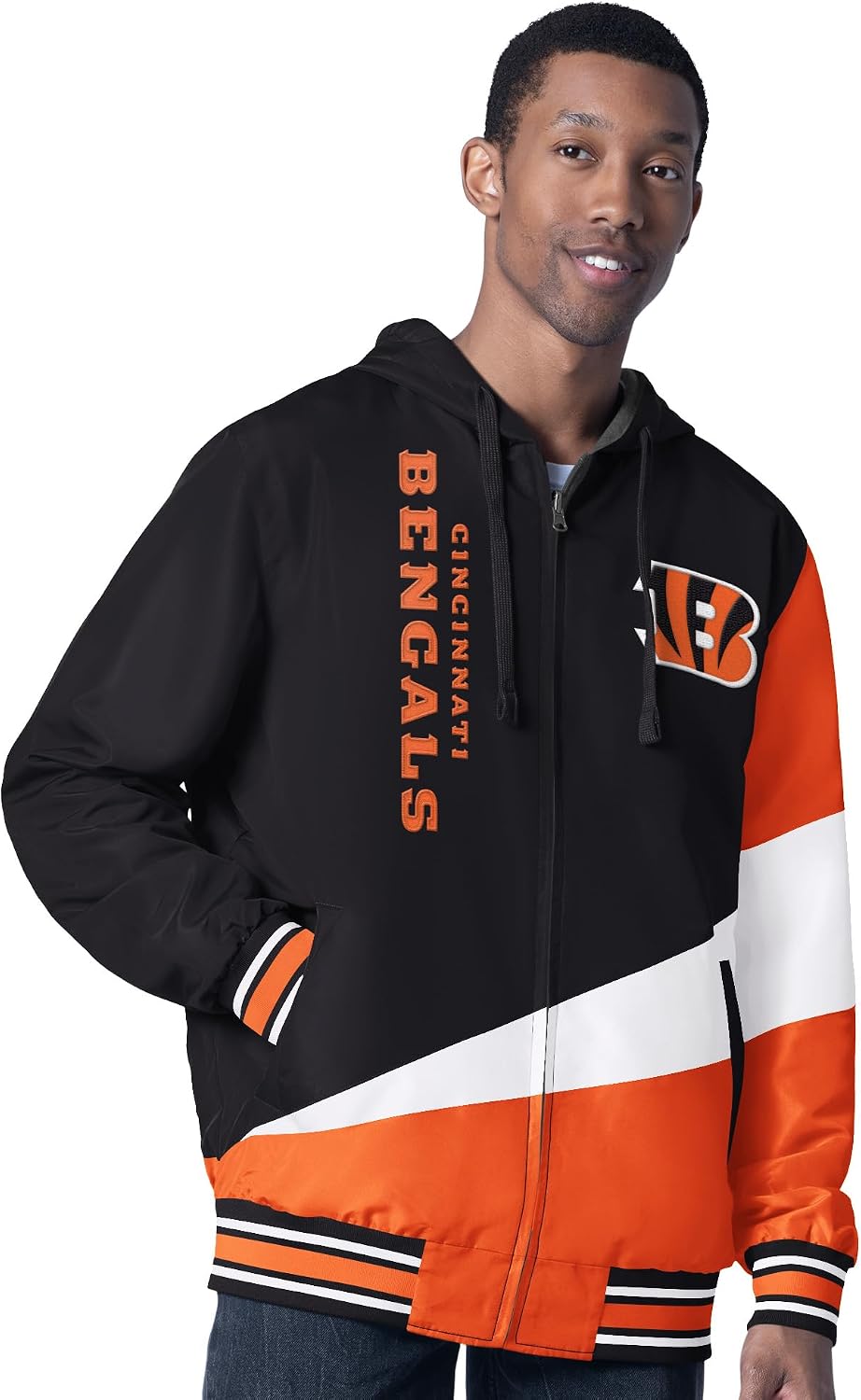 G-III Sports Men's NFL Dual Threat Reversable Full-Zip Hooded Jacket