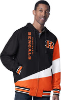G-III Sports Men's NFL Dual Threat Reversable Full-Zip Hooded Jacket