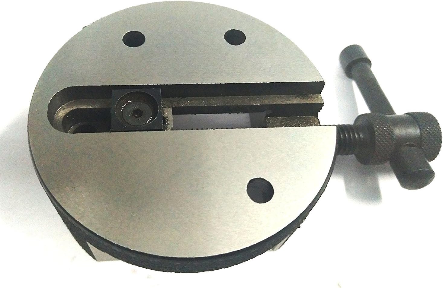 4'/100 MM TILTING MILLING INDEXING ROTARY TABLE WITH ROUND VICE-METAL WORKING (80MM ROUND VICE)