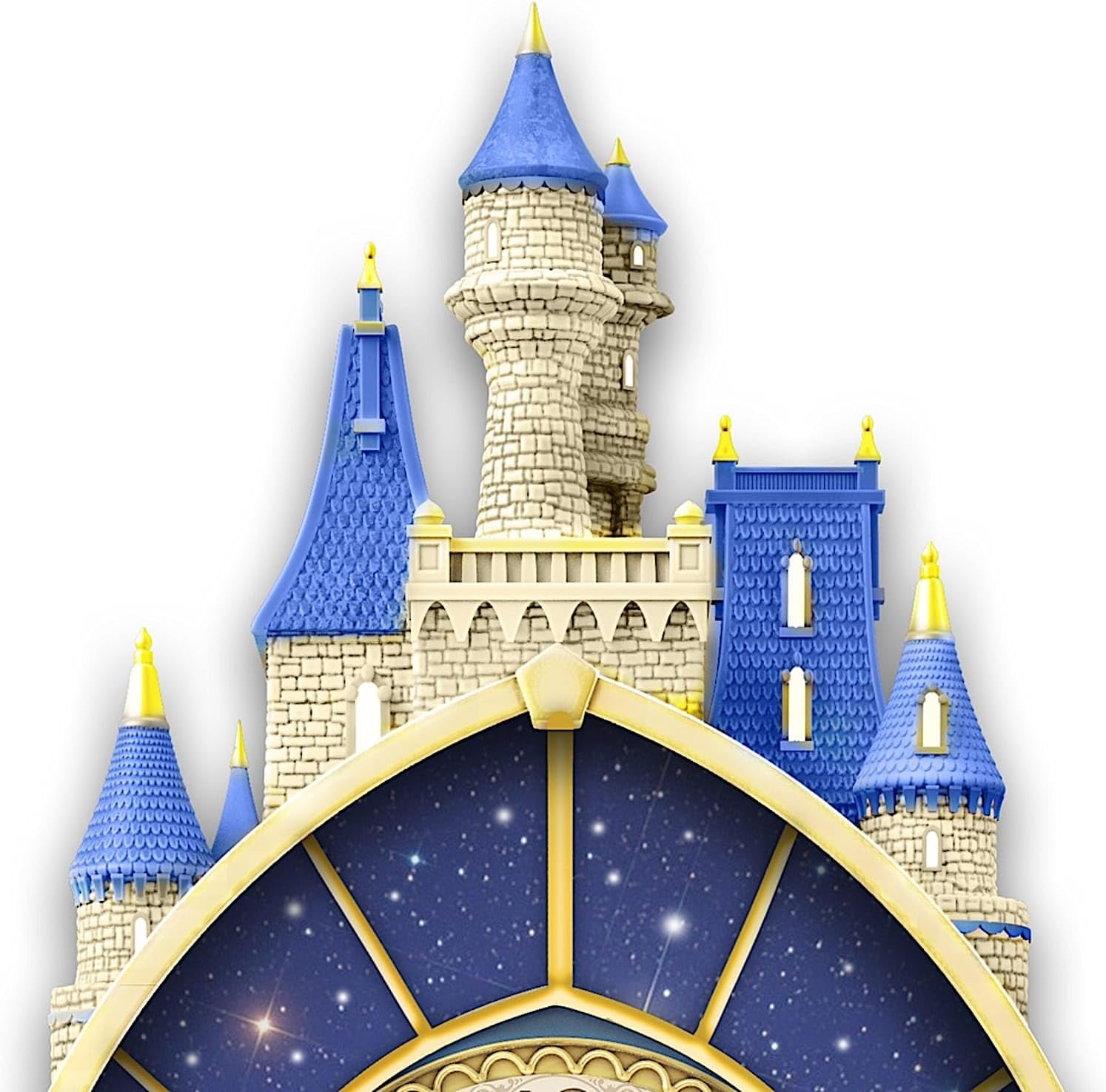 The Bradford Exchange Disney Beauty and The Beast Happily Ever After Illuminated Hand-Sculpted Wall Clock