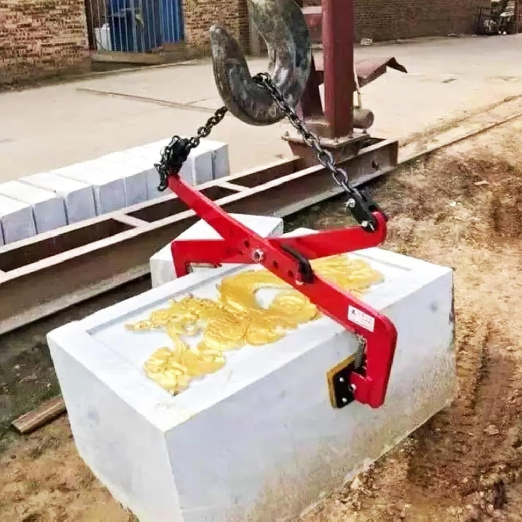 Granite Slab Lifting Clamp Pliers - Adjustable Jaw Opening Tool for Lifting Stone, Concrete, Aluminum, and Metal Sheets, 42-91cm / 16.5-35.8in Range