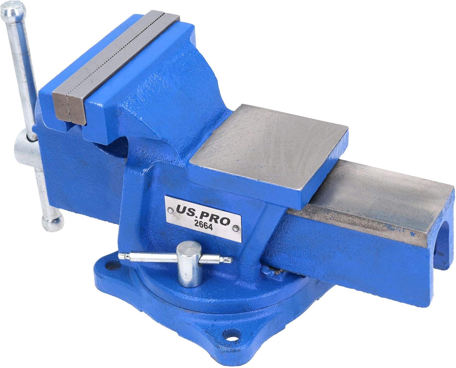 4' Heavy Duty Engineer Swivel Bench Vice Vise Clamp Workbench with Anvil
