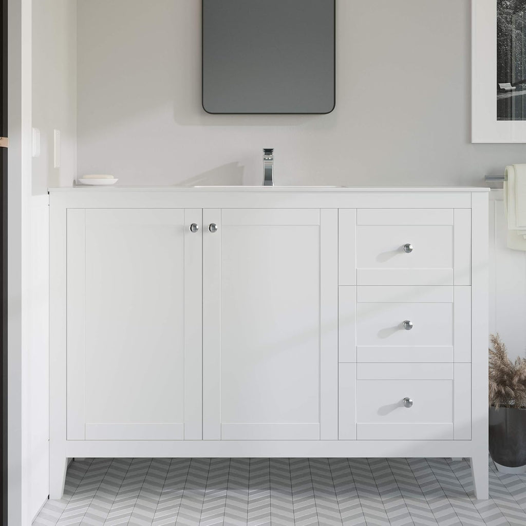 48' Ceramic Vanity Sink Top