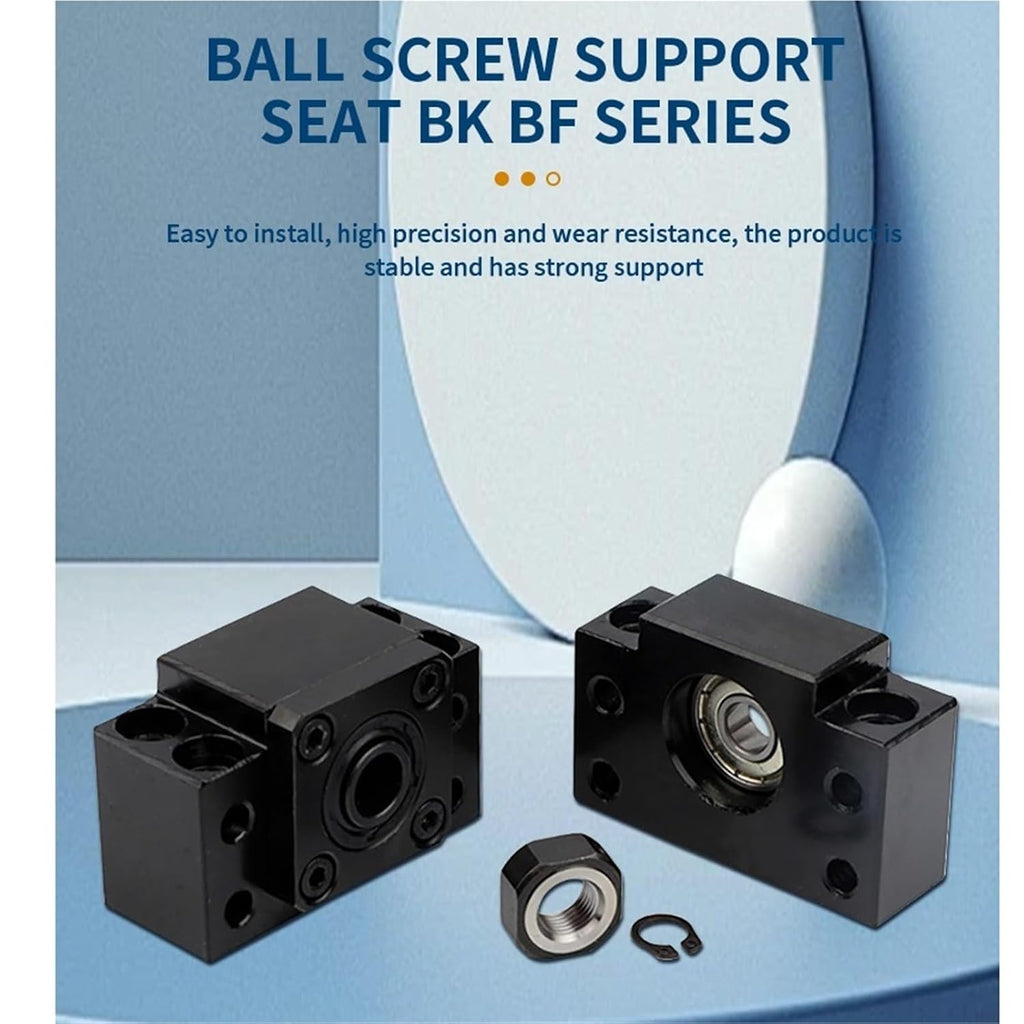 Metal Ball Screw nut SFU1605 450mm Ball Screw Set BK12 BF12 Support Coupler DSG16H Ball Nut Housing 6.35x10mm