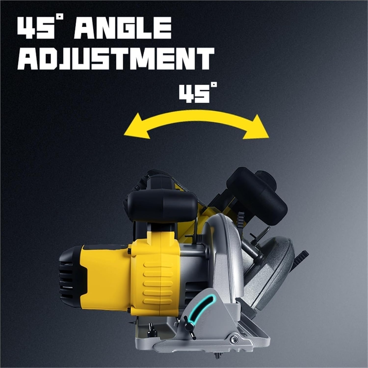 Reciprocating Saw, Electric 7in Brushless Circular Saw For Battery ﻿Pin Cordless Handheld Woodwork Cutting