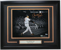 Cal Ripken Jr. Signed Framed Baltimore Orioles 11x14 Spotlight Photo Fanatics - Autographed MLB Photos