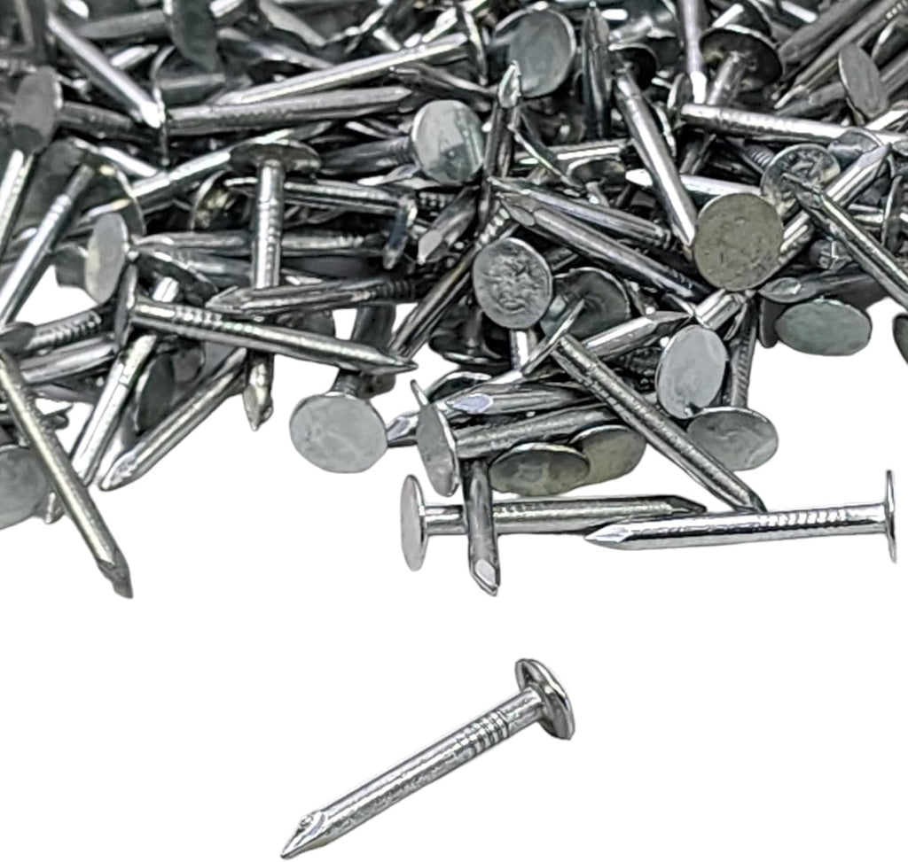 (4000 Pack) 1-1/4-Inch Galvanized Roofing Nails Professional Grade - Used to fasten roofing felt, asphalt singles & insulation board (4000)
