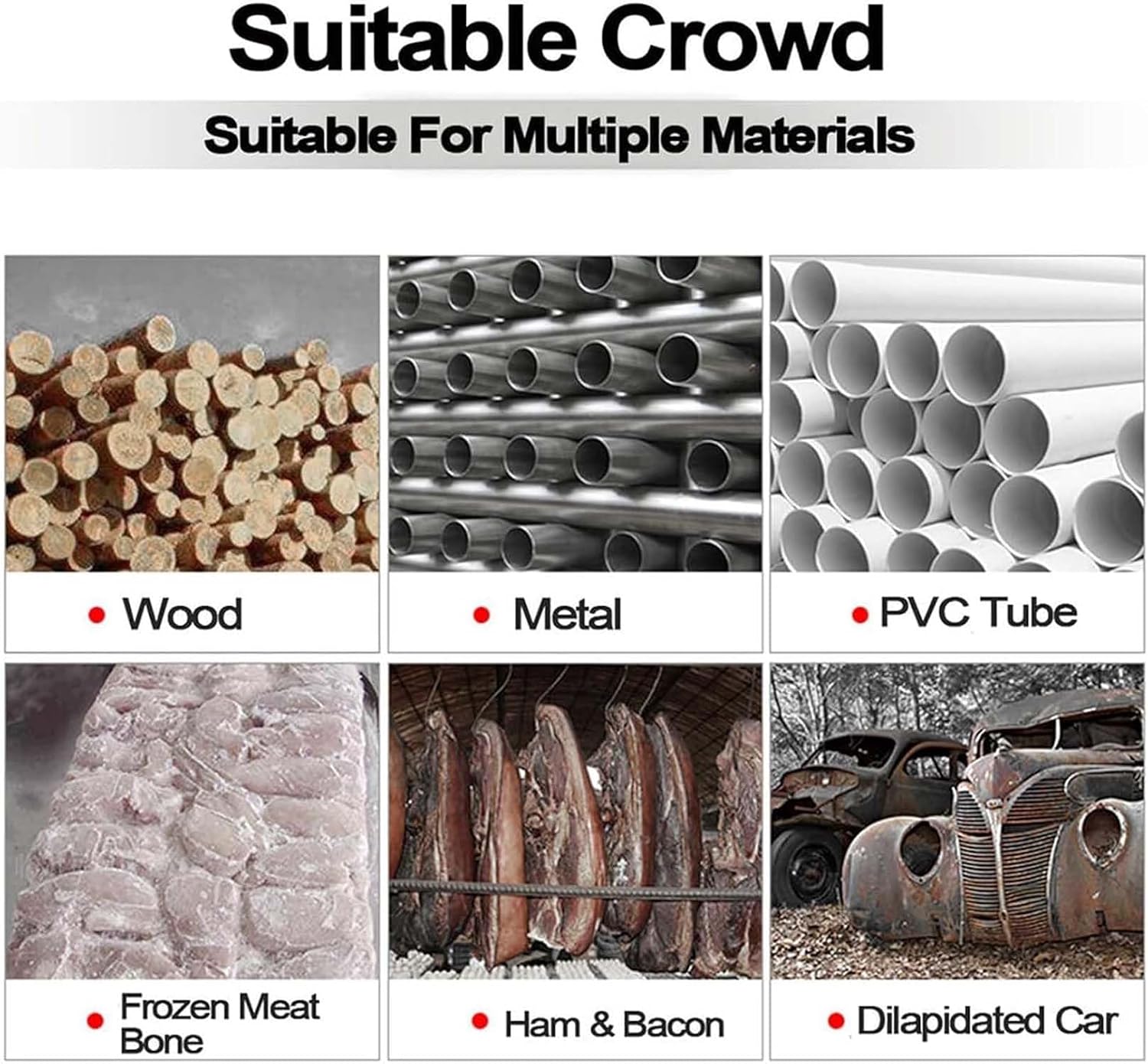 Electric Reciprocating Bone Saw Multifunction Reciprocating Saw Portable Electric Bone Saw Cordless Reciprocating Saw for Wood Trees Metal PVC Pipe Cutting