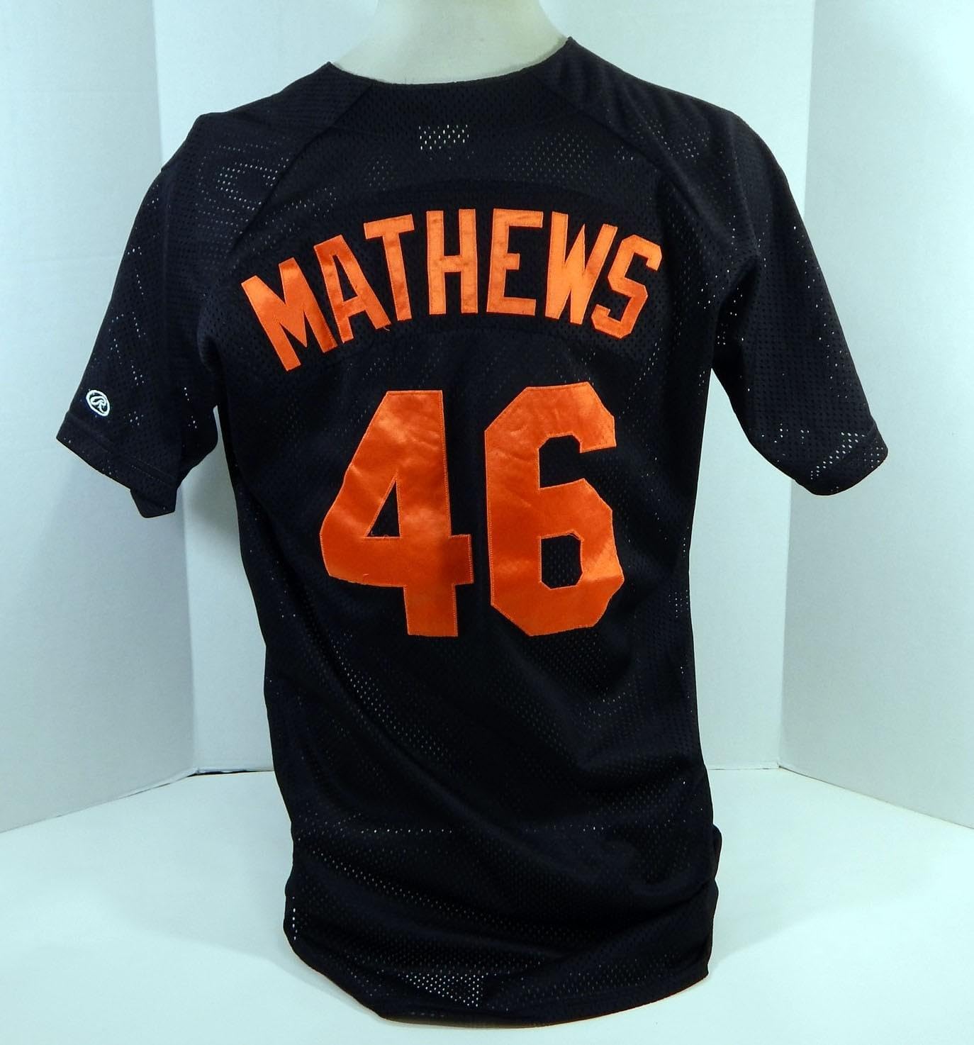 Baltimore Orioles Mathews #46 Game Used Jersey Ext Spring Training XL 29 - Game Used MLB Jerseys