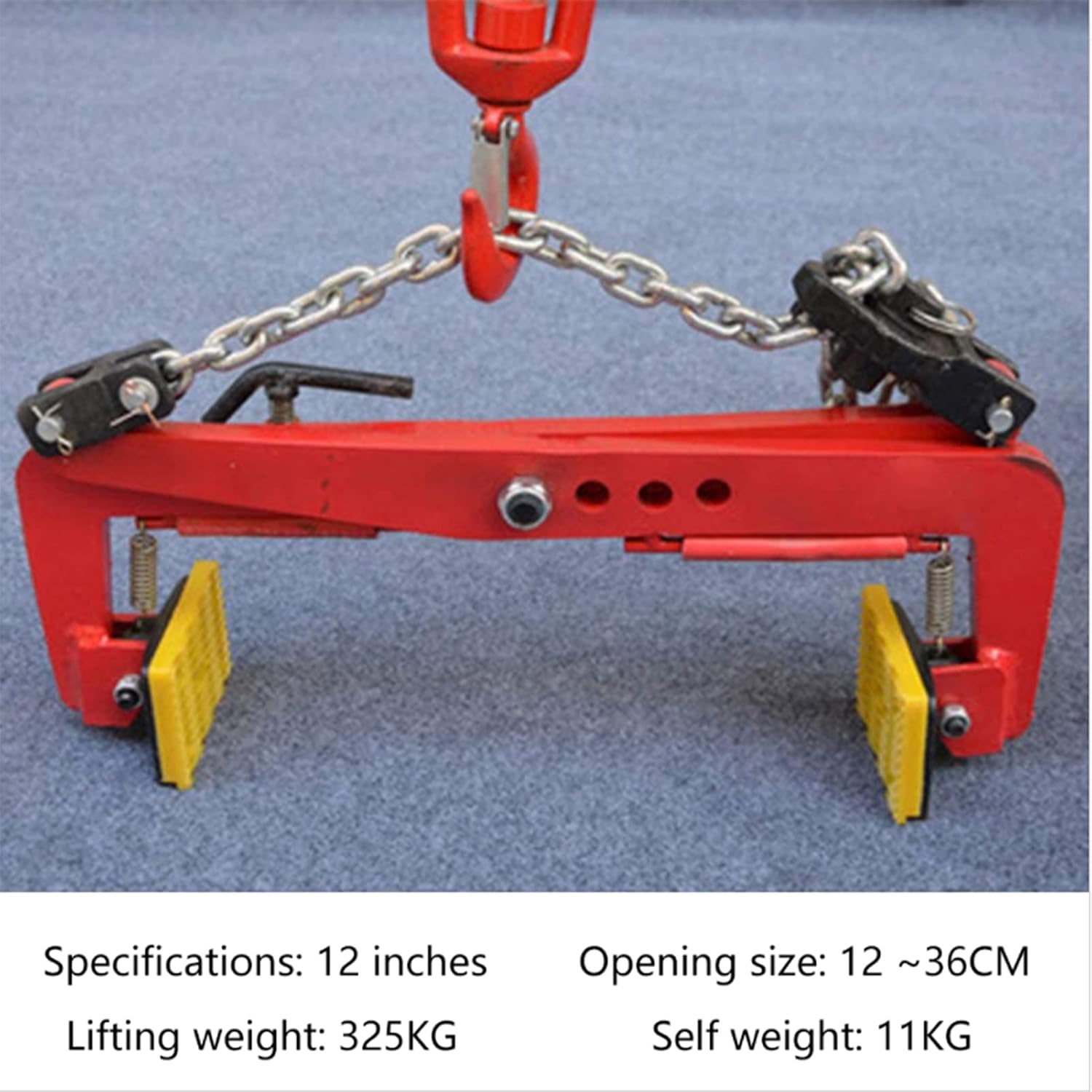 Lifting Clamps,Lifting Clamp Jaw Opening 4 Inch Vertical Plate Clamp for Lifting and Transporting Steel Plates and Structures(B1)