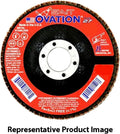 United Abrasives- SAIT 78026 Ovation Flap Disc, 5-Inch by 7/8-Inch, 40 Grit, 10-Pack