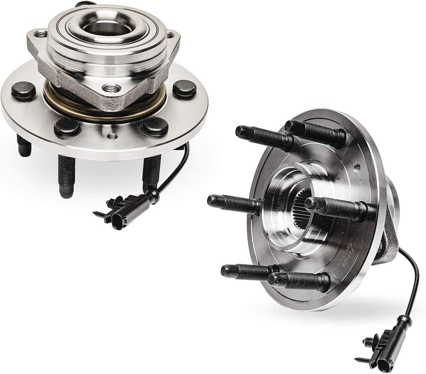 Detroit Axle - 4WD Front End Kit for 2007-2013 Chevy Silverado 1500 GMC Sierra 1500 Cadillac Escalade, Wheel Bearing Hubs Upper Control Arms Tie Rods Sway Bars Ball Joints Wheel Lug Nuts Socket Keys