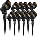 Malibu Low Voltage Landscape Lighting 9604 - Landscaping Lights 20W 145 Lumens Halogen Malibu Outdoor Lights 2800K with Stake Connector Premium Lights Outdoor Low Voltage Landscape (12 Pack)