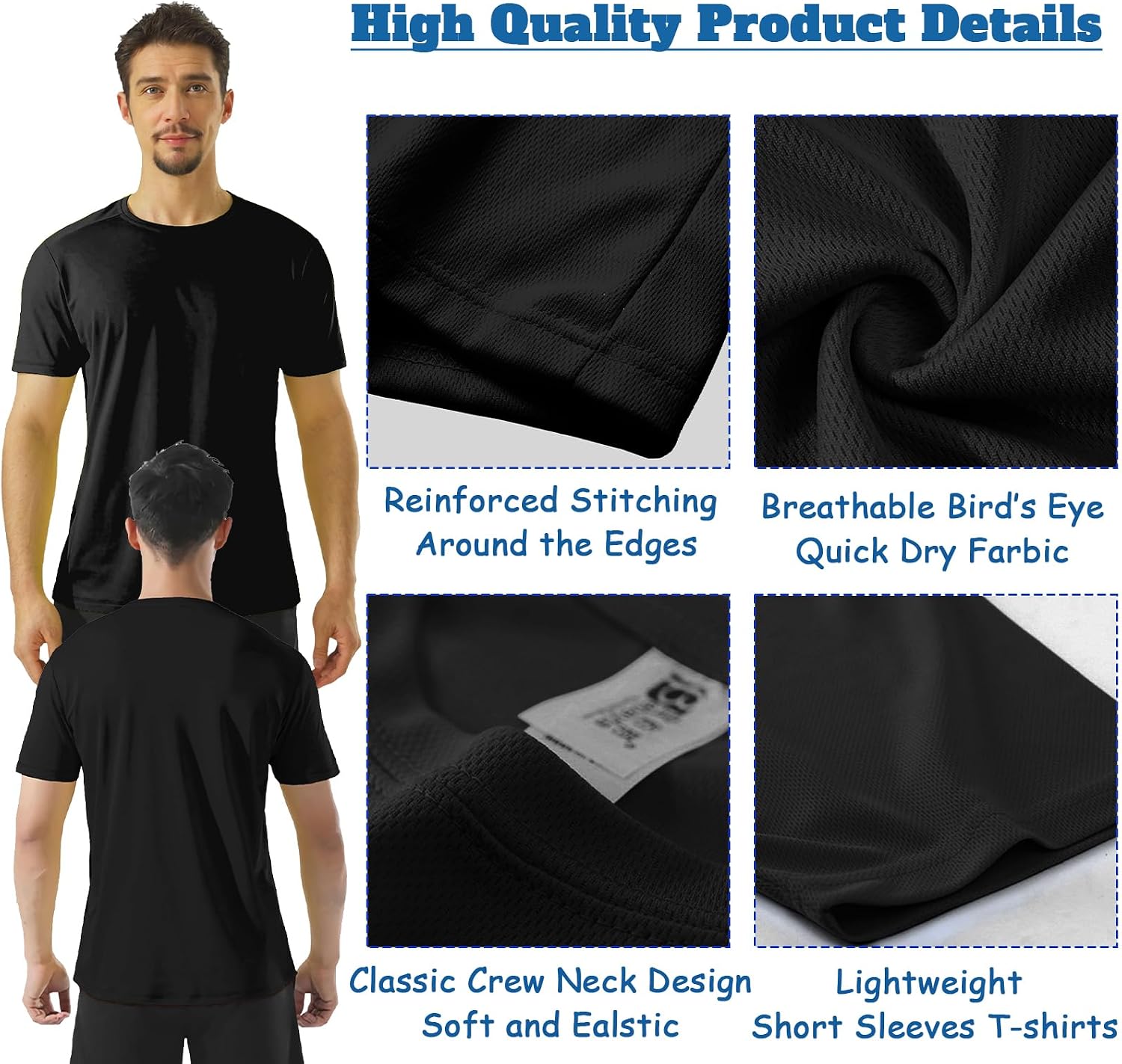 BeautyWill Custom Logo High Visibility Safety Shirts ANSI Class 3 Standard Personalized Reflective Shirts
