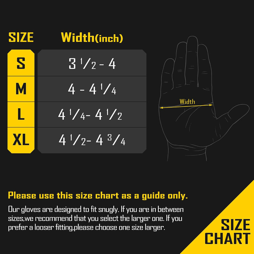 COOLJOB 120 Pairs Safety Work Gloves with Grip, Anti-slip Rubber Coated Garden Gloves for Men, Bulk Package