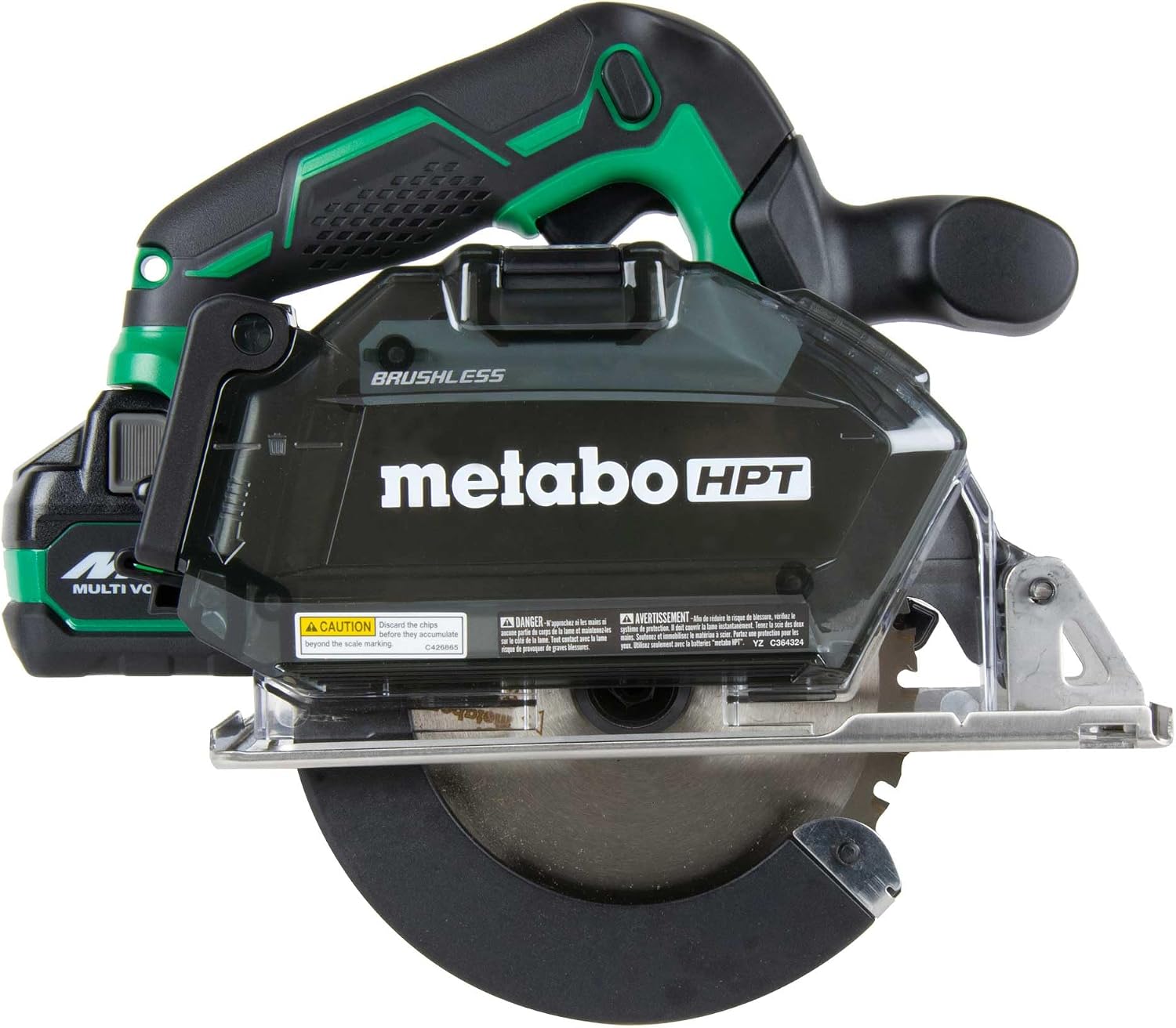 Metabo HPT 18V MultiVolt™ Cordless Circular Saw Kit | 5-3/8-Inch Metal Cutting Saw | Lifetime Tool Warranty | CD1805DB