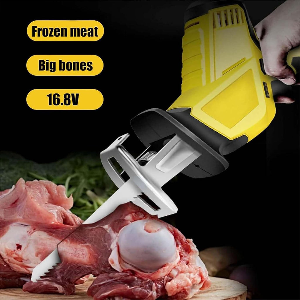 Electric Reciprocating Bone Saw Multifunction Reciprocating Saw Portable Electric Bone Saw Cordless Reciprocating Saw for Wood Trees Metal PVC Pipe Cutting