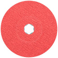 PFERD 40738 Combiclick Fibre Disc, Ceramic Oxide Co-Cool, 5' Diameter, 12200 RPM, 120 Grit (Pack of 25)