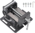 4 Inch Bench Vise,90 Degree Tilting Angle Vice Crossed V Groove Removable Jaw Adjustable Table Vise Clamp