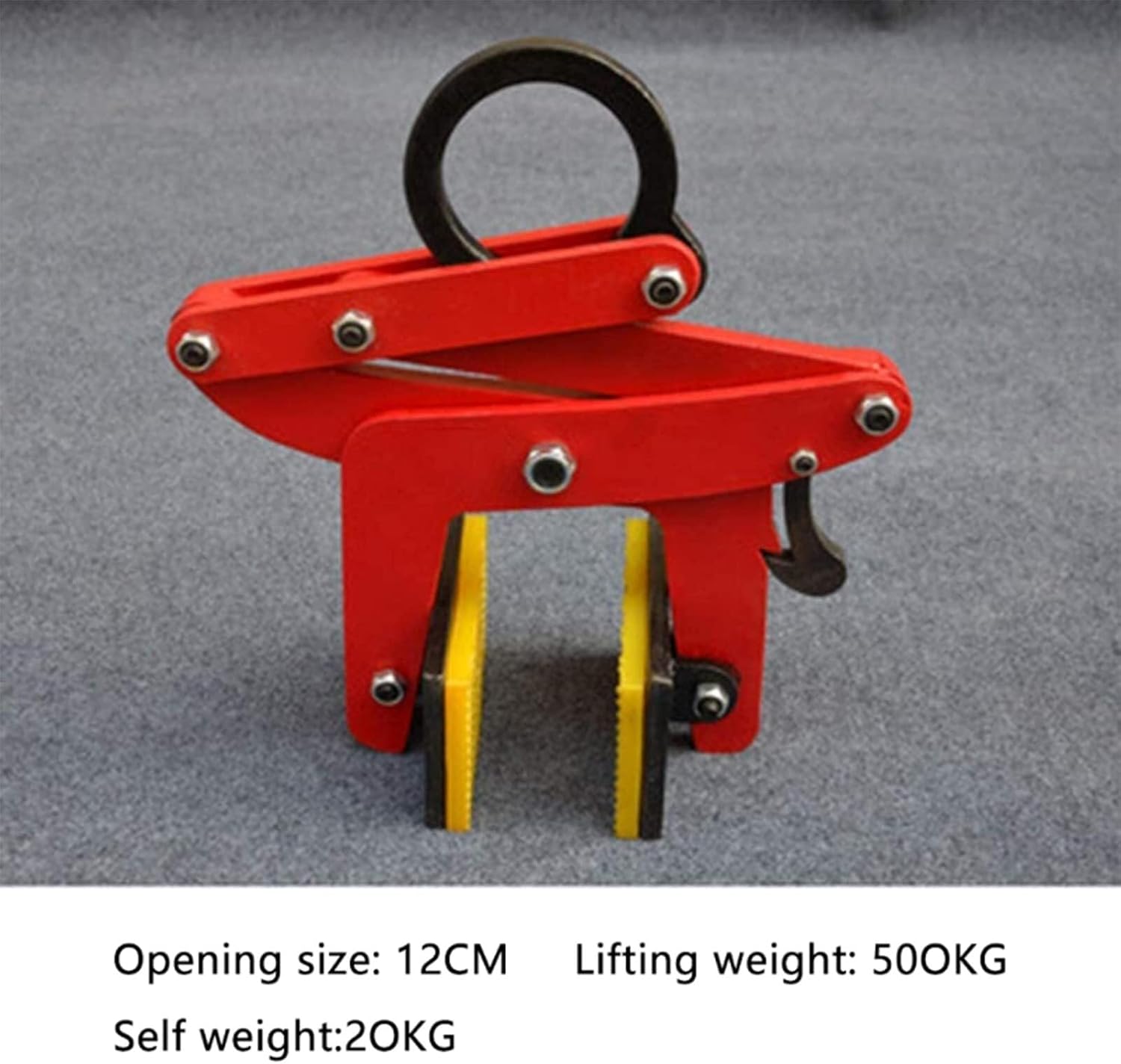 Lifting Clamps,Lifting Clamp Jaw Opening 4 Inch Vertical Plate Clamp for Lifting and Transporting Steel Plates and Structures (Size : C3)