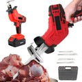 Cordless Electric Bone Saw, Electric Butchers Saw, Multifunctional Meat Bone Saw Reciprocating Saw with Saw Blade for Cutting Metal Wood Plastic Bones,B