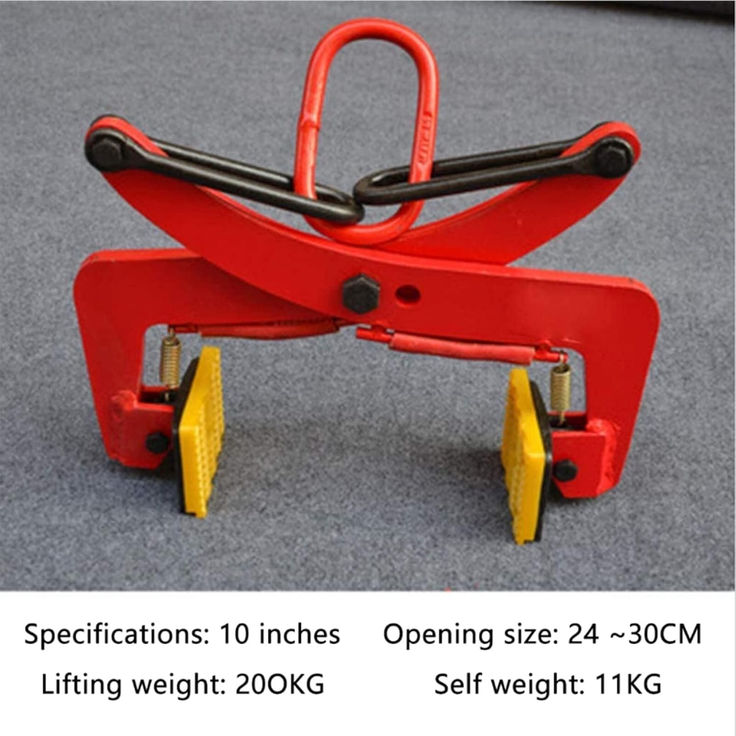 Lifting Clamps,Lifting Clamp Jaw Opening 4 Inch Vertical Plate Clamp for Lifting and Transporting Steel Plates and Structures (Size : A4)