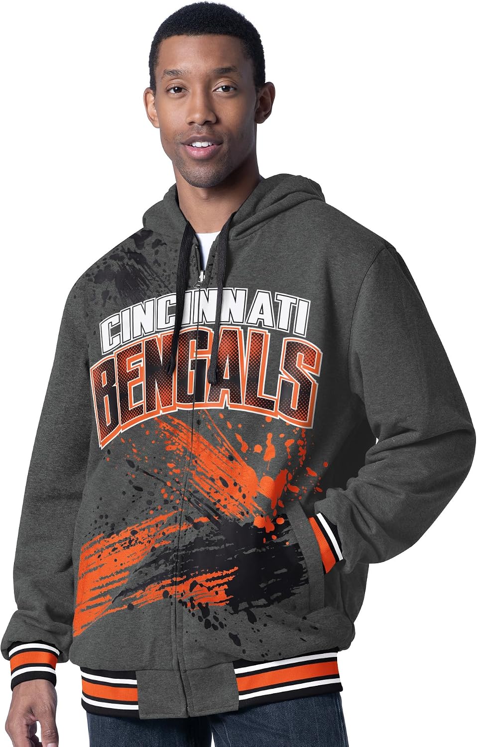 G-III Sports Men's NFL Dual Threat Reversable Full-Zip Hooded Jacket
